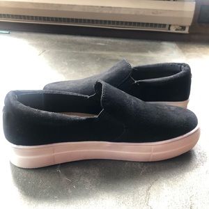 Brand New Madden Girl Black Slip On Sneakere